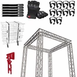 Global Truss SQ-10X10 Square Trade Show Booth With Accessories. Fixed Price $6920.40.