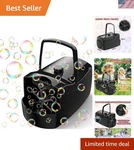 Machine, Automatic 18000+ Per Minute Big Bubbles Blower Maker For Kids.... Fixed Price $62.23.