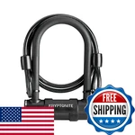 Kryptonite Mini Bike U-lock W/ Braided Steel Cable High Security Anti-theft. Fixed Price $48.85.