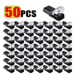 50 Pcs Double-wire Plug-in Connector, Cable Clamp With Locking Buckle, Awg 18-22. Fixed Price $5.89.