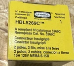Hubbell HBL5269C Insulgrip Connector Body 15A 125V Ac/dc! New!. Fixed Price $5.99.