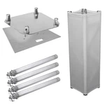 Global Truss Tube Tower 8.2FT Aluminum Dj Lighting Led W/ Scrims. Fixed Price $906.40.