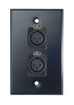 Black Procraft SPL-2X-BK-VAR 1 Gang Stainless Audio Installation Wall Plate. Fixed Price $9.95.