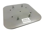 12"X12" Aluminum Base Plate/top For Bolt Style Lk-sta Cedarslink 8"X8" Trussing. Fixed Price $79.99.