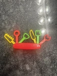 Vintage Bubbles Mr. Swiss Army Knife Blower Wand Toy. Fixed Price $5.99.