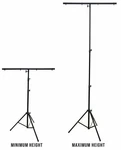 Mr Dj LS-100 9 Ft Pro Lighting Tripod & T-bar Portable Stand. Fixed Price $59.99.