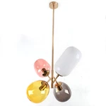110V Modern Simple 4 Color Glass Balloon Lampshade Hanging Lighting Fixture. Fixed Price $94.66.