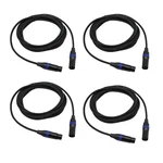 4X 10FT Dmx Lighting Cables Wires 3-PIN Xlr To Female Stage Dj Fixtures. Fixed Price $26.58.