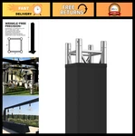 10FT Black Truss Cover - Flame Retardant Stretch Fabric, Easy Installation, Fits. Fixed Price $183.99.