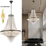 Modern Gold Crystal Chandelier Luxury Large Ceiling Pendant Light Fixtures. Fixed Price $128.31.