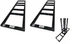 Two (2) 6"X40" Flat Metal Frame Base For 5"X5" Black Trussing Bolted Box. Fixed Price $139.99.