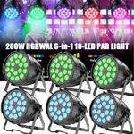 Holdlamp 200W 18LED Rgbwal Par Can Stage Dmx Dj Disco Uplighter Lighting. Fixed Price $74.99.