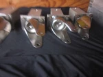 Custom Pro Staging 4" Height Stage Leg Aluminum Adapter Plates Take 5"WHEELS. Fixed Price $29.99.