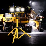 Adjustable Tripod Stand For Work Light Par Flood Led Dual Head Wash. Fixed Price $35.09.
