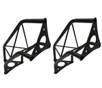(2) Two Black Metal Corners Mini 6" Bolted Triangle Trusses Dj Lighting Arch. Fixed Price $119.99.