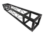 Cedarslink LK-20125 1.25M Length Square 8"X8" Black Trussing Box Section. Fixed Price $159.99.