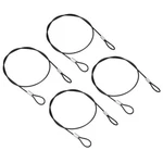 4PCS Safety Cable Lock 2FT Steel Security Wire Stage Lighting Rope Black. Fixed Price $13.23.