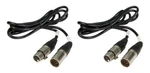 (2) Chauvet DMX5P5FT Foot Male-female Pin Cable (pair). Fixed Price $33.00.