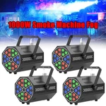 Halloween 1000W Smoke Machine Fog Mist Hazer Effect 18 Led Rgb Disco Party. Fixed Price $180.49.