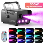 U'king 500W Smoke Machine Rgb 3 Led Mixed Color Fog With Remote Control. Fixed Price $45.00.