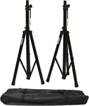 (2) Pro Audio Mobile Pa Speaker Stands Or Lighting 6 Foot Adjustable Height. Fixed Price $89.16.