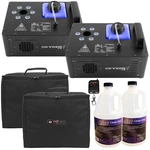 (2) Chauvet Dj Geyser T6 Vertical Pyrotechnic-like Rgb Led Fog Machine W Case. Fixed Price $481.40.