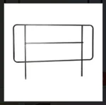 Midwest Folding Products Transfold Choral Risers 72IN. Backrail For 4TH Level. Fixed Price $100.00.