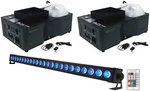 (2) American Dj Fog Fury Jett Dmx Vertical Machines+rechargeable Light Bar. Fixed Price $839.85.