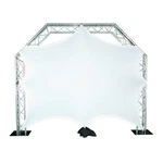 Global Truss Screen - Lycra Projection Video 4 Way Stretch. Fixed Price $160.00.