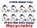 Global Truss 2" Side Entry Clamp (8 Pack) ST-824 Coupler Reversed Elbow. Fixed Price $169.95.