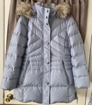 London Fog Medium Artic Blue Women Winter Coat New Tags Faux Fur Collar Read. Fixed Price $59.00.