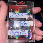 2025 Leaf Metal Halloween Fran Tarkenton Chuck Foreman Vikings Triple Auto 1/1. Fixed Price $500.00.
