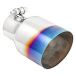Pro Series 304 Exhaust Tip Ss Round Angle Cut Clamp-on Single-wall Burnt. Fixed Price $69.99.
