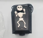 400W Halloween Coffin Skeleton Fog Machine Seasonal Visions Wireless With Remote. Fixed Price $21.99.
