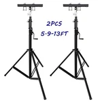 2PCS Hand Crank Short Rod Stand 13FT Up Stage Lighting Truss System. Fixed Price $381.65.