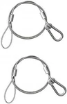2X Chauvet Dj CH-05 Steel Safety Cable With Carabiner (31"). Fixed Price $15.99.