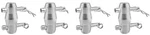 4 Sets Mr Dj Double Ended Conical Coupler Stage Lighting Truss Fittings Pipe. Fixed Price $39.99.