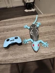 Crawler Gecko - Remote Control Lizard With Led Eyes Climbs Walls(blue). Fixed Price $32.99.