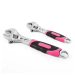 Apollo Tools Set Of 2 Pink Adjustable Wrenches. Great For Diy Repairs. Fixed Price $18.55.