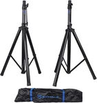 Rockville RVES1 Pair Tripod Dj Speaker Stands With Carry Bag, 100 Lbs Capacit. Fixed Price $62.65.