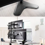 Vivo Quad Monitor Desk Mount Freestanding Adjustable 4 Screens Up 30". Fixed Price $69.99.