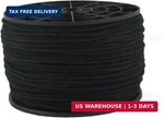 Qnr 1/8" Black Cotton Tie Line Rope, Theater Stage Cord, 600 Ft Spool, Reinforce. Fixed Price $71.57.