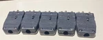 Lex Male 3 Pin Stage Connectors Lot Of 5. Fixed Price $35.00.