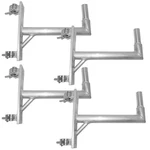 Prox Xt-spmt Aluminum 14" Speaker Mounts With Dual Clamps (4 Pack). Fixed Price $408.40.