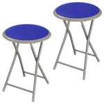 Lavish Home Folding Stool 2-PACK Portable 18-INCH Backless Seat With 225LB Cap. Fixed Price $83.26.