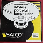 X Satco Medium Base 90-445 Keyless Porcelain Lampholders 660W 250V. Fixed Price $19.95.
