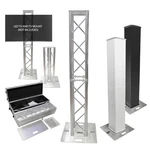 Prox XT-FTP328-656 Flex Tower Totem Package With Road Case (adjustable 2M Or 1M). Fixed Price $799.99.