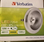 Verbatim Led AR111 G53 AR-L720-C30-B40-90-ID Light Bulb. Fixed Price $15.00.