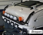Roof Bar + Led Spots X4 Amber Beacon X2 For American Mack Pinnacle Truck Black. Fixed Price $1799.27.