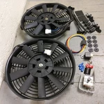 1953-1986 Jp Cj Dual 10" 1149 Cfm Cooling Fans Adj Temp Switch Kit T18 T177. Fixed Price $264.89.